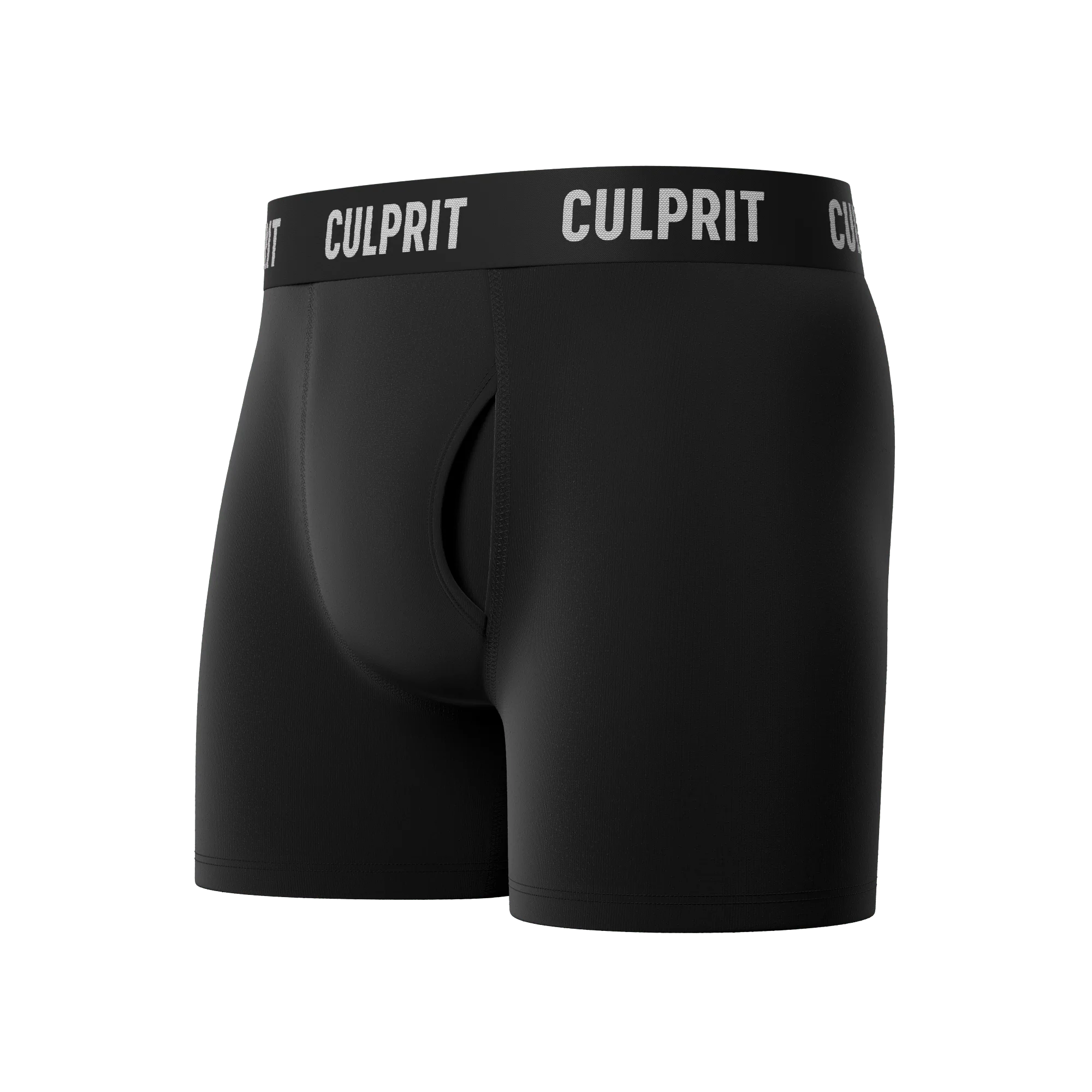 Stealth Black 🥷 Boxer Briefs w/ fly - Image 3